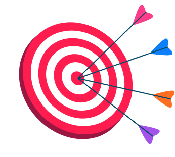 Target with arrows